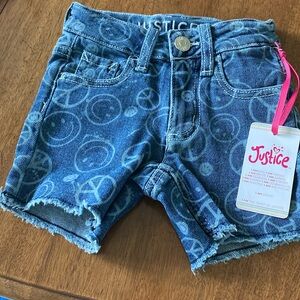 JUSTICE GIRLS FASHION DENIM SHORTS
